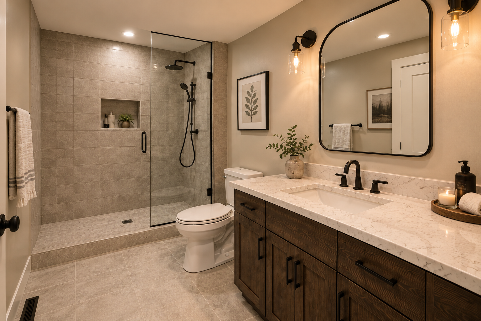 Bathroom renovation project